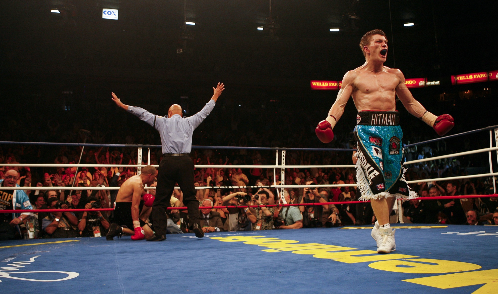 Ricky Hatton in the ring